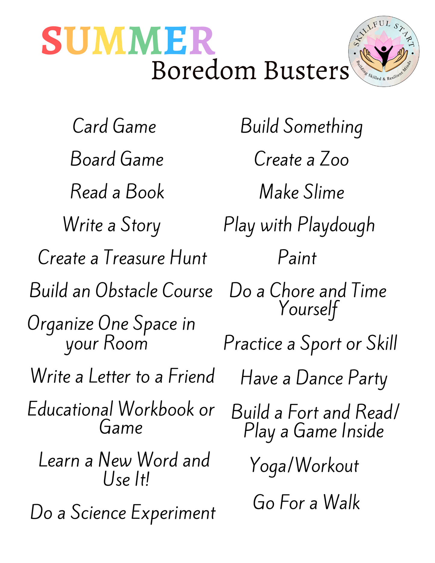 Skillful Summer Bundle